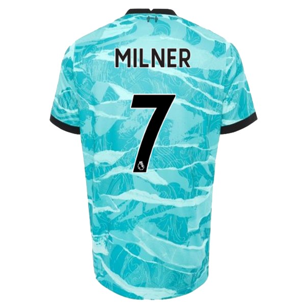 Camiseta Liverpool NO.7 Milner Segunda equipo 2020-2021 Azul